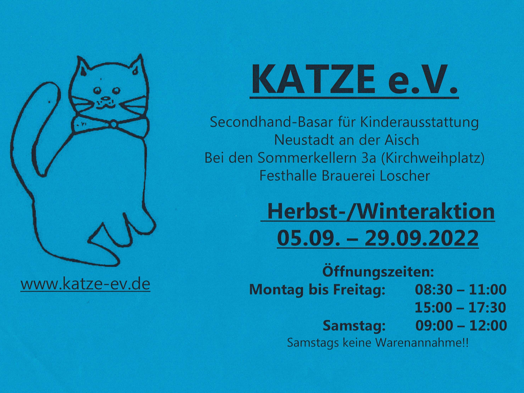 Katze e.V. Herbst-/Winteraktion 2022