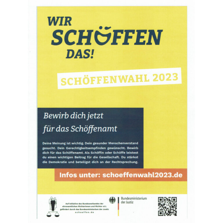 Read more about the article Aushang: Schöffenwahl 2023