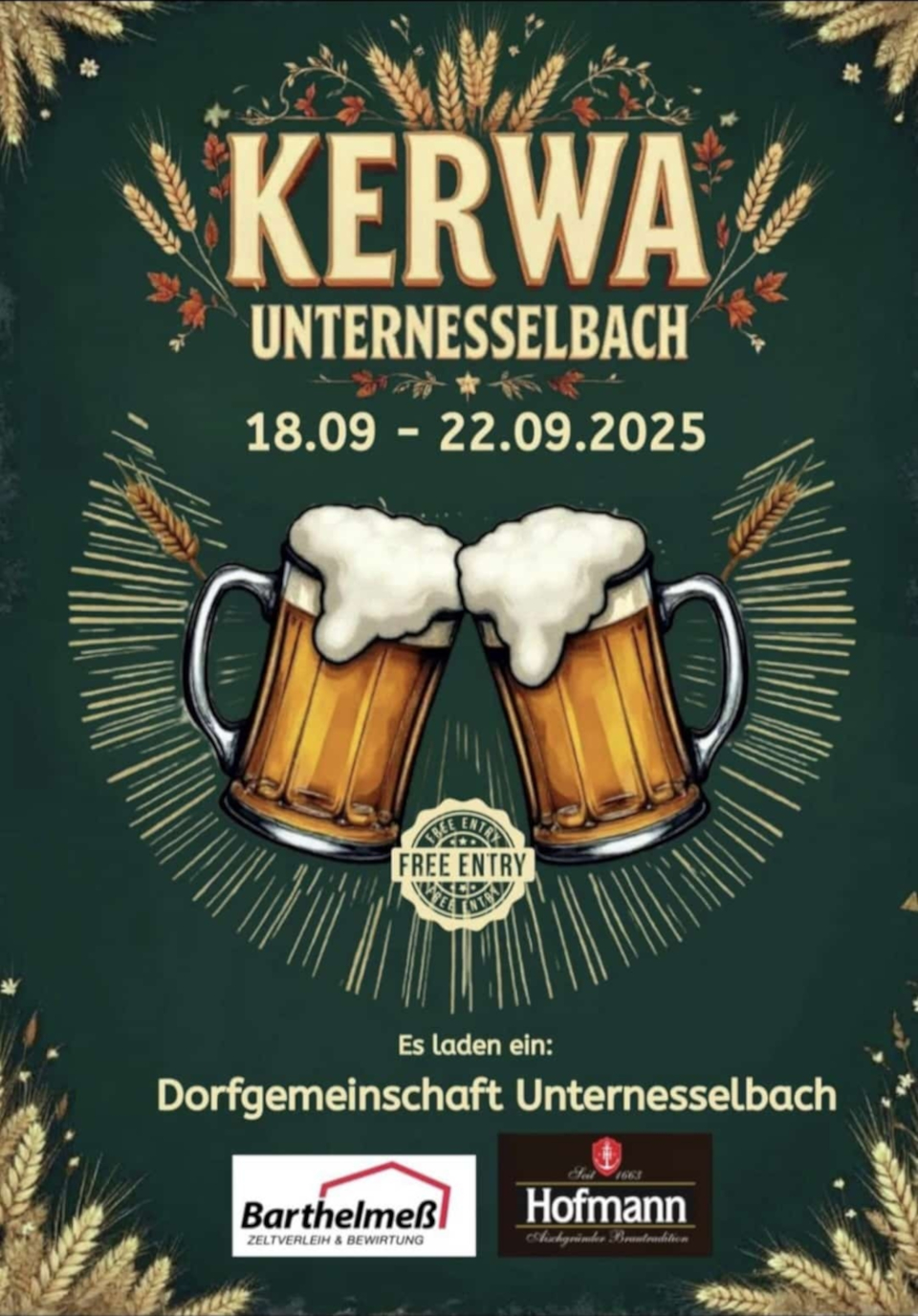 Flyer Kirchweih Unternesselbach 1