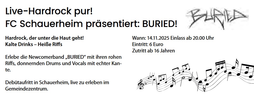 Burried im Gemeindezentrum